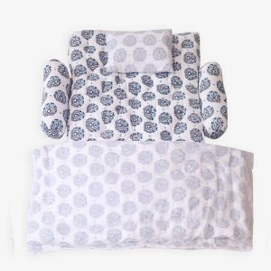 Blue Pot 5pcs Baby Bedding Set