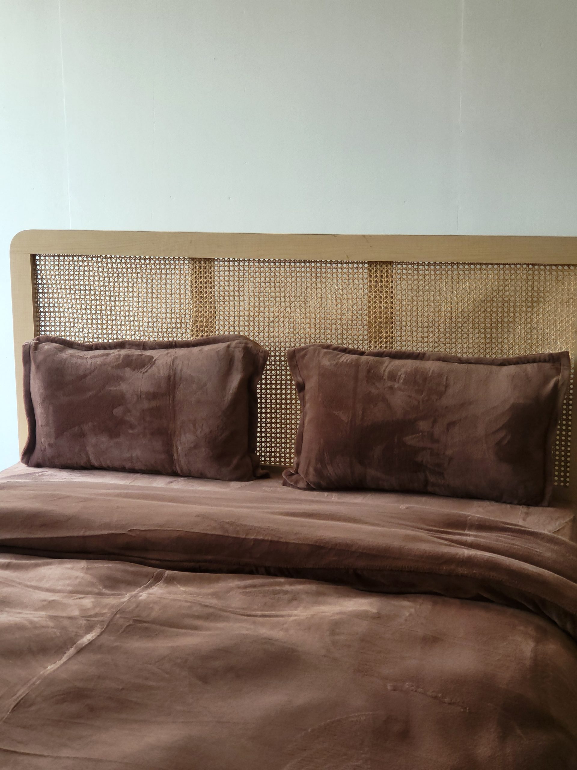 Brown Velvet Quilt/Blanket Cover Only 4 Brown Velvet Quilt/Blanket Cover Only - Image 4