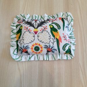 Parrot Baby Mustard Pillow With Cover (8 x 12 inch)