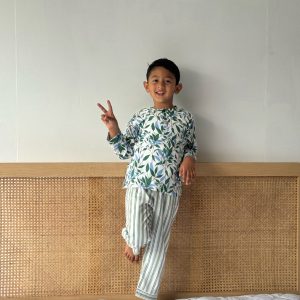 Green Leaves Kids Cotton Pyjama/Pajama sets