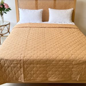 Mud Solid Colour Cotton Comforter