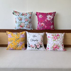 Live Simpley Set Of 5 Cushion Cover Only (16 x 16 inch)
