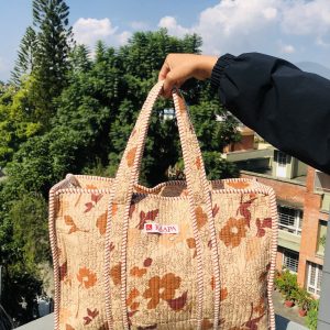 Autumn Leaf Suitcase Quilted Bag XXXL