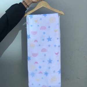 Moon And Star Three Layer Malmal Blanket (45 x 45 inch)
