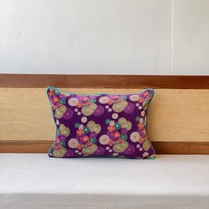 Purple Base Premium Velvet Cushion (14 x 20 inch)