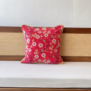 Pink Base Premium Velvet Cushion (18 x 18 inch)