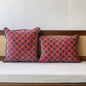 Blue Spade Premium Velvet Cushion Set Of 2