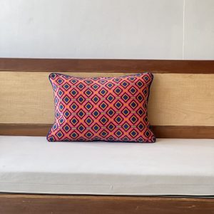Blue Spade Premium Velvet Cushion (14 x 20 inch)