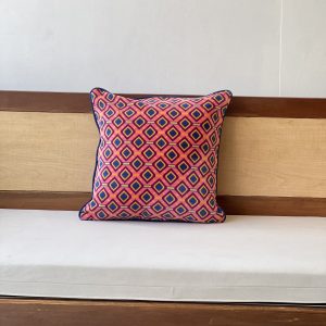 Blue Spade Premium Velvet Cushion (18 x 18 inch)