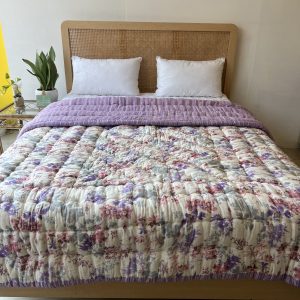 White Flower Winter Timba Sirak With Malmal Cover