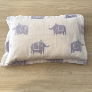 Elephant Three Layer Malmal Cotton Pillow (12 x 18 inch)